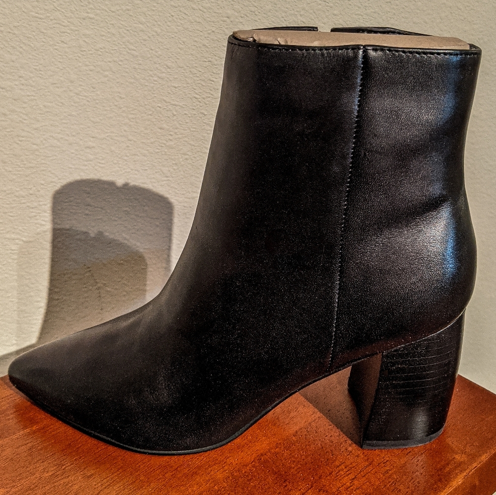 Marc Fisher Black Retire Booties